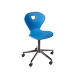 Ученически стол Kori Swivel Chrome - Син ПП