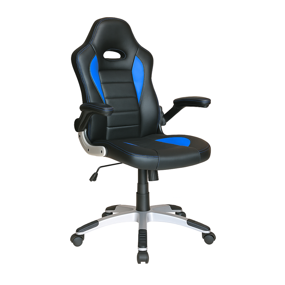 Form-Black-Blue Геймърски стол FORM - Form Black Blue - Image 1