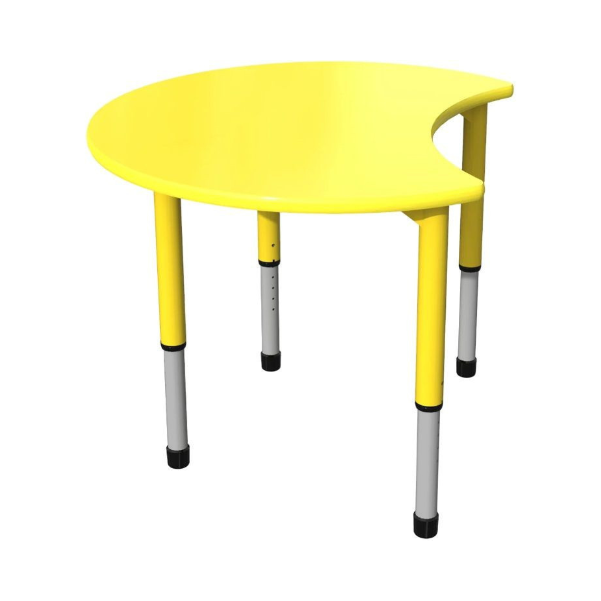 Moon-UP-Table-Yellow Регулируема модулна маса DONAT - Жълт - Image 1