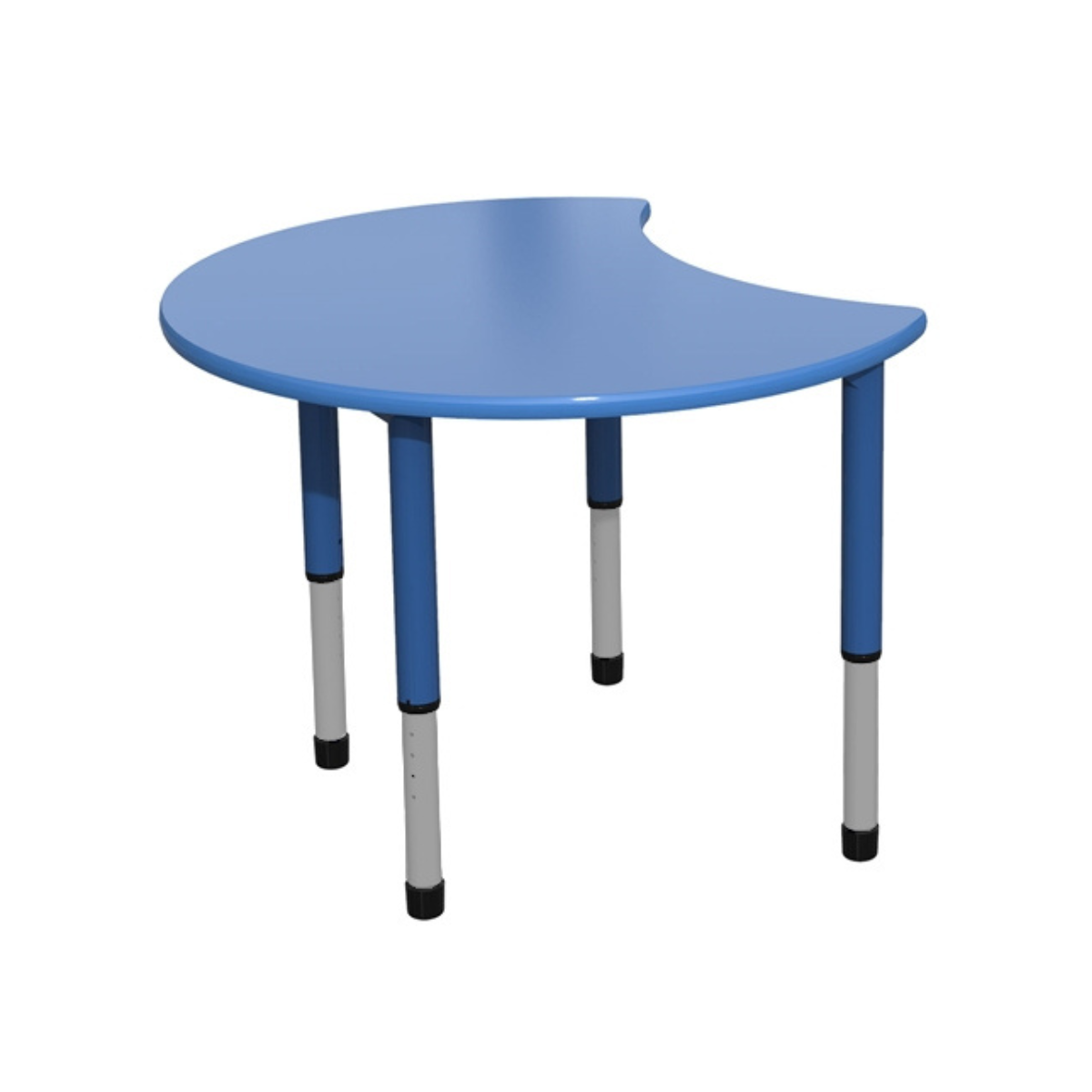 Moon-UP-Table Регулируема модулна маса DONAT - Син - Image 1