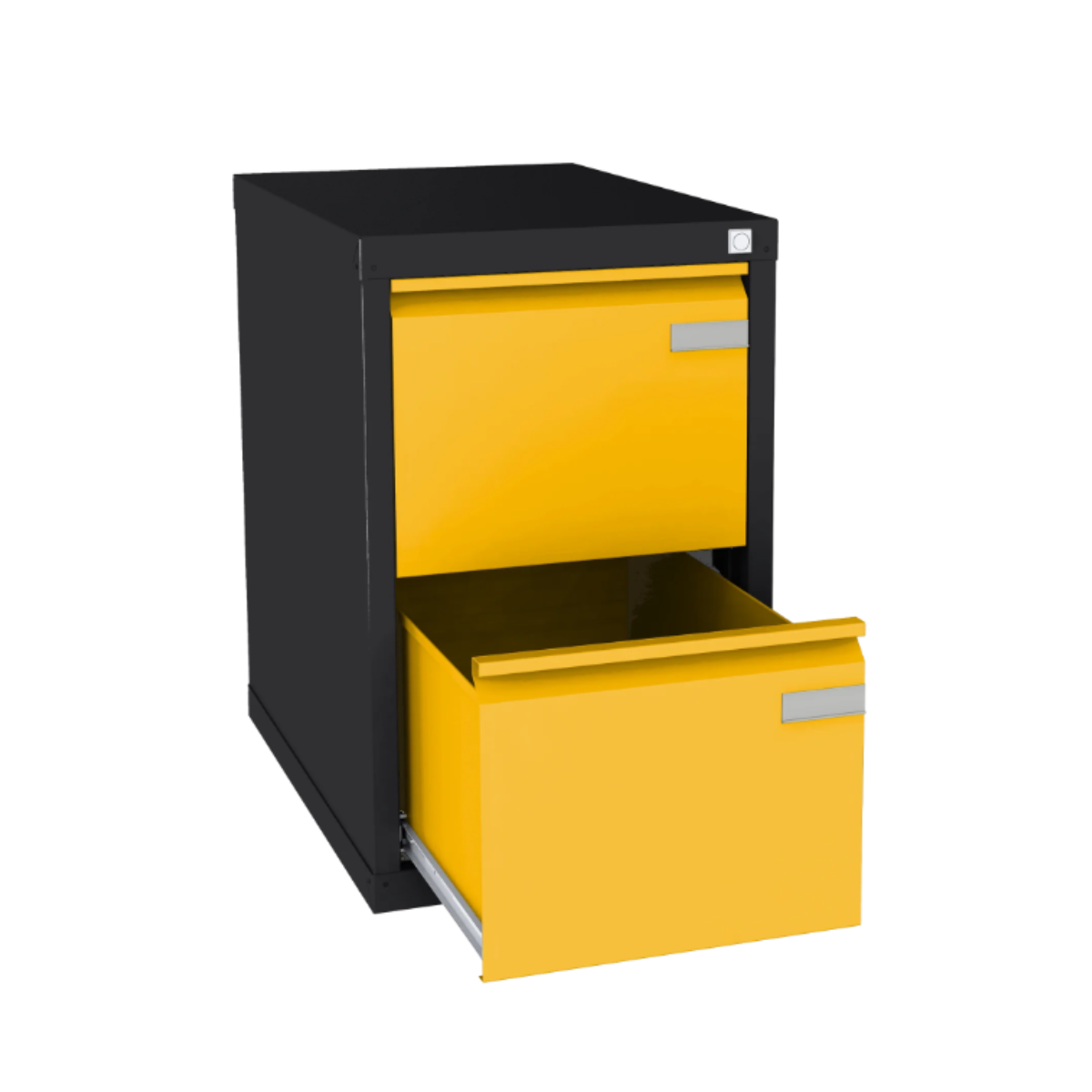 SZK-101-RAL-9005-Jet-black-RAL-1023-Traffic-yellow Метален кардекс SZK 101 - Image 1