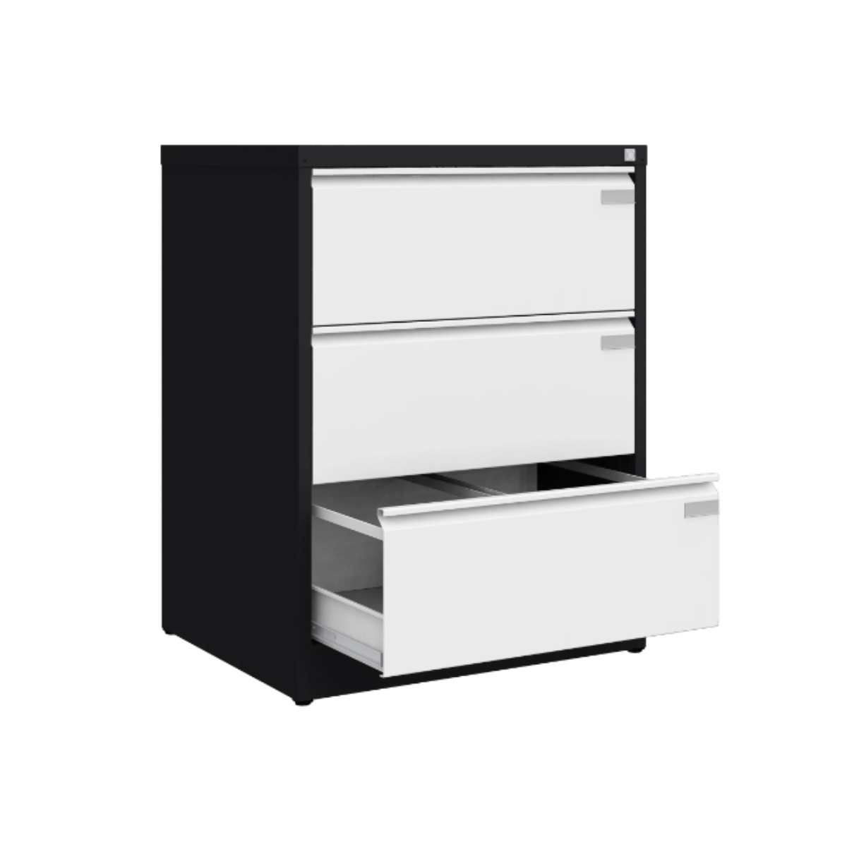 SZK-202st-RAL-9005-Jet-black-RAL-9010-white Метален двоен кардекс SZK 202 - Image 1