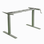 Основа Ergo Desk - механична регулация - Сив метал