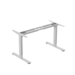 Основа Ergo Desk с ел. регулация - Бял метал