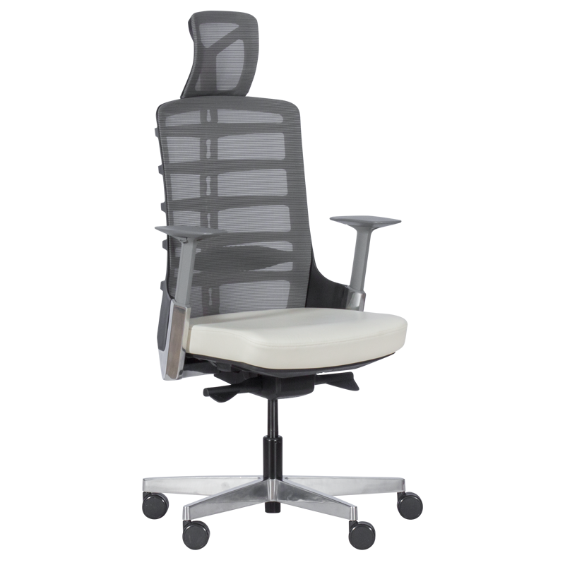 ergonomichen-stol-alberto-bjal Ергономичен стол ALBERTO - бял - Image 1