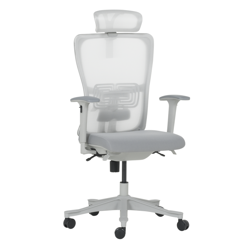 ergonomichen-stol-breves-siv Ергономичен стол BREVES - сив - Image 1