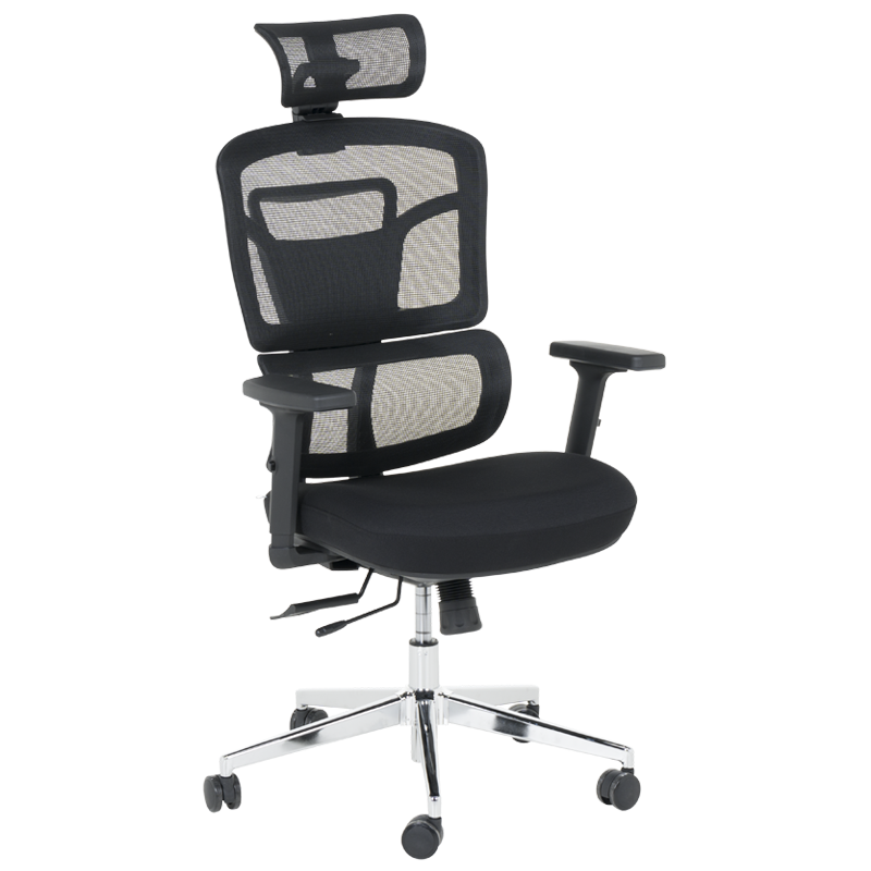 ergonomichen-stol-carmen-7589-cheren Ергономичен стол Carmen 7589 - черен - Image 1