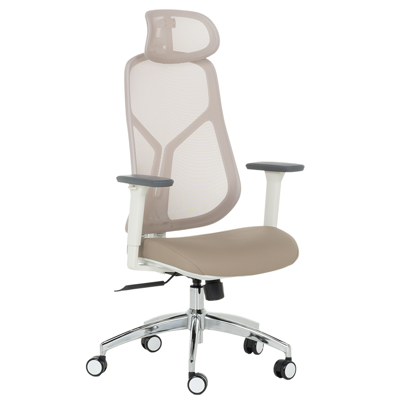 ergonomichen-stol-carmen-7901-w-eko-koja-kafe Ергономичен стол Carmen 7901 W еко кожа - кафе - Image 1