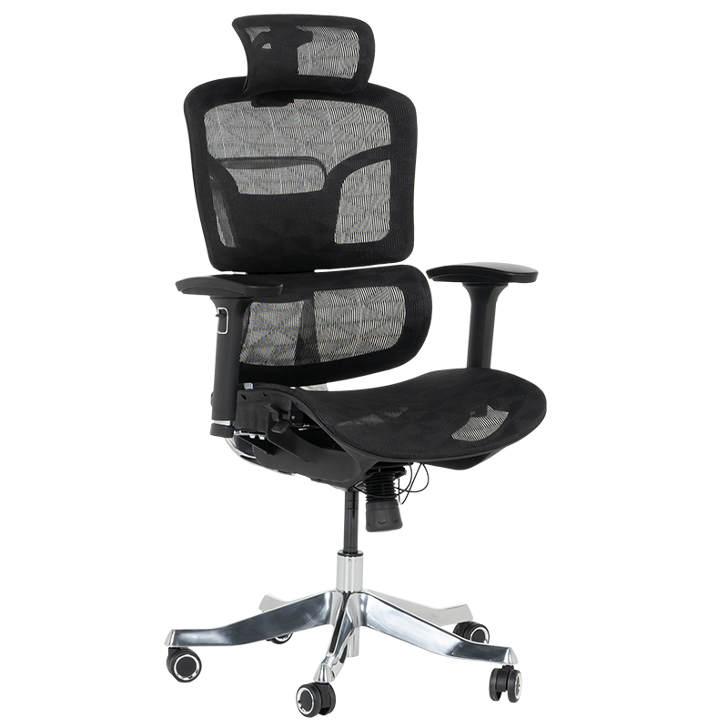 ergonomichen-stol-carmen-7902-cheren Ергономичен стол Carmen 7902 - черен - Image 1