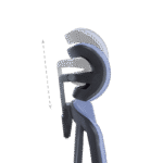 Ергономичен стол COTIA - син - Image 14