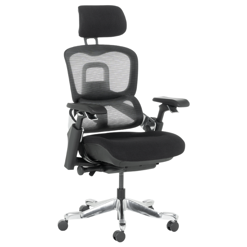 ergonomichen-stol-dole-cheren Ергономичен стол DOLE - черен - Image 1