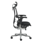Ергономичен стол ERGOHUMAN IOO ELITE 2 - черна рамка - черен - Image 5