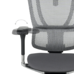 Ергономичен стол ERGOHUMAN IOO ELITE 2 - черна рамка - сив - Image 13