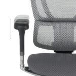 Ергономичен стол ERGOHUMAN IOO ELITE 2 - черна рамка - сив - Image 11