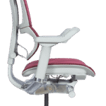 Ергономичен стол ERGOHUMAN IOO ELITE 2 - сива рамка - червен - Image 9