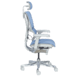 Ергономичен стол ERGOHUMAN IOO ELITE 2 - сива рамка - син - Image 5