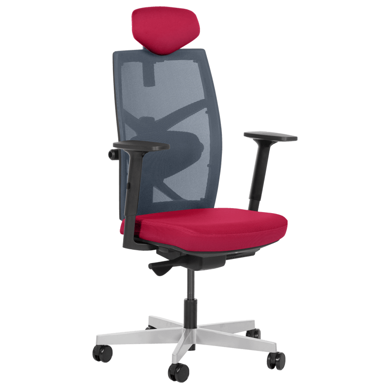 ergonomichen-stol-fredo-cherven Ергономичен стол FREDO - червен - Image 1