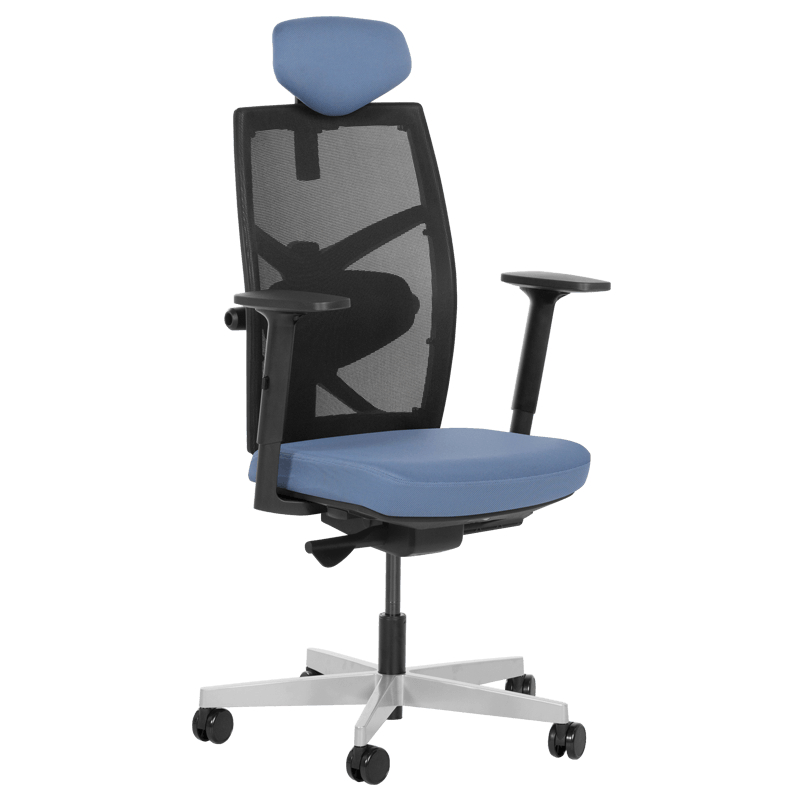 ergonomichen-stol-fredo-sin Ергономичен стол FREDO - син - Image 1