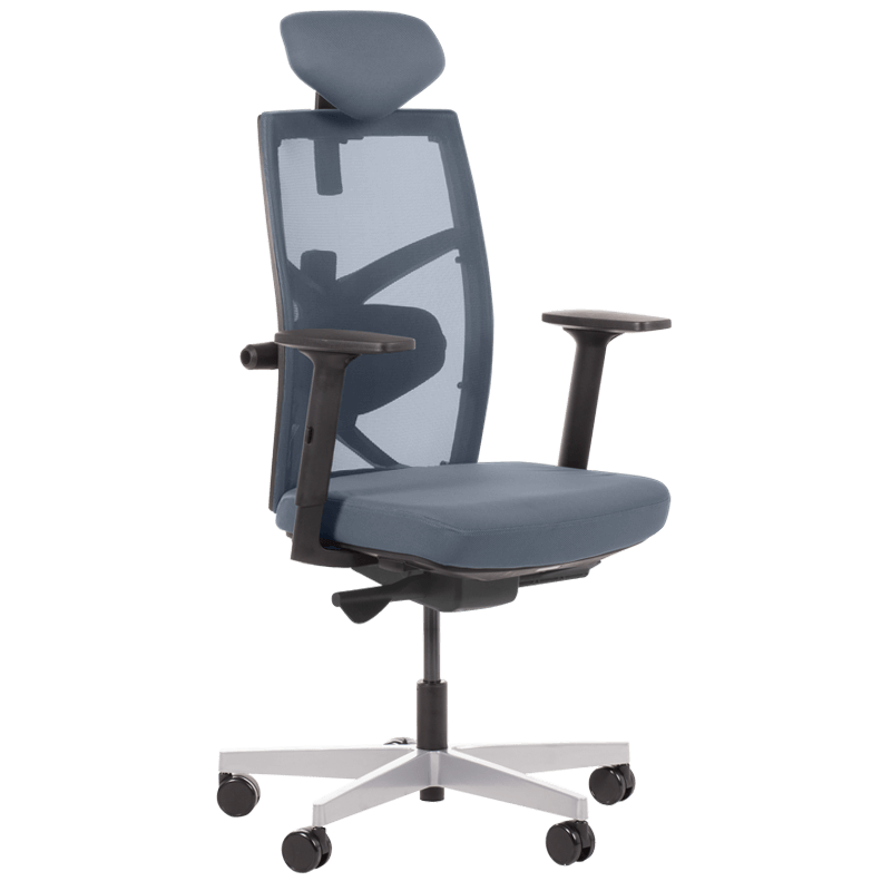 ergonomichen-stol-fredo-siv Ергономичен стол FREDO - сив - Image 1