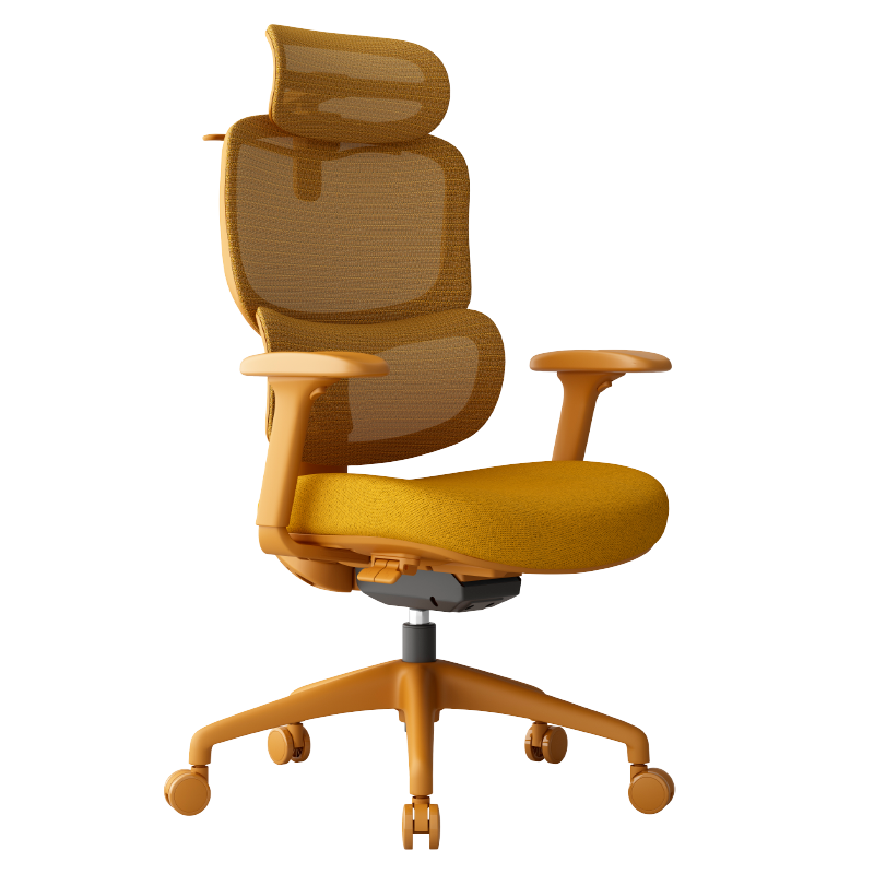 ergonomichen-stol-julfa-jylt Ергономичен стол JULFA - жълт - Image 1