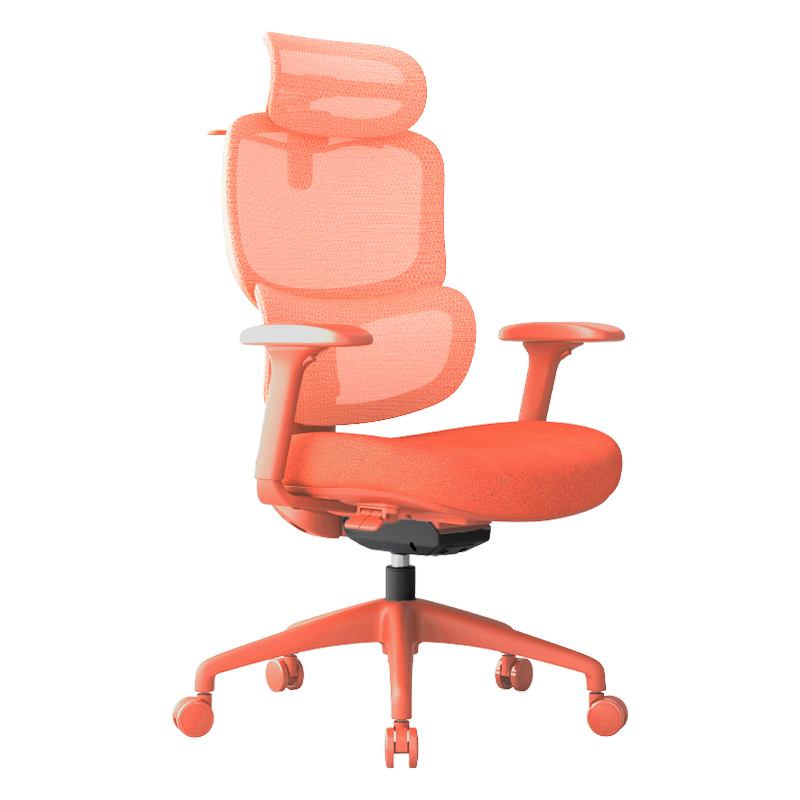 ergonomichen-stol-julfa-oranjev Ергономичен стол JULFA - оранжев - Image 1