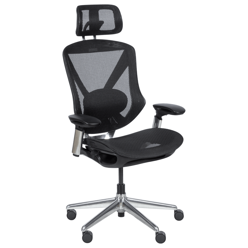 ergonomichen-stol-mana-cheren Ергономичен стол MANA - черен - Image 1