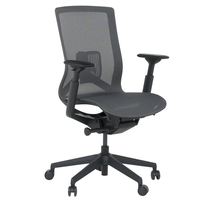 ergonomichen-stol-primrose-tymnosiv Ергономичен стол PRIMROSE - тъмносив - Image 1