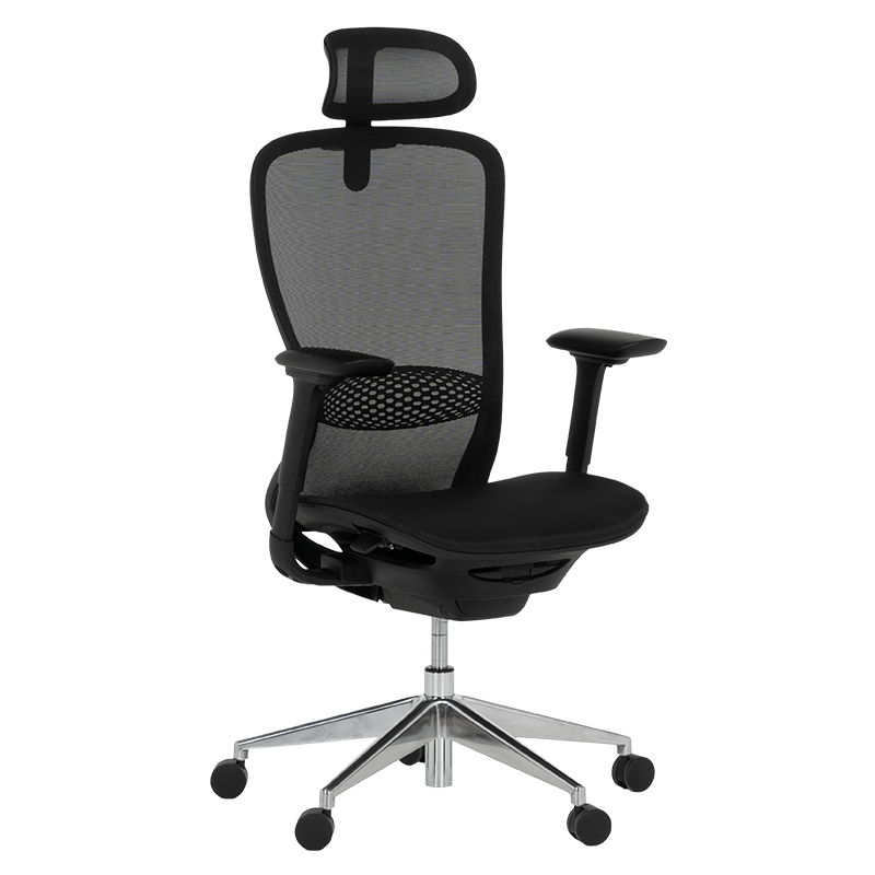ergonomichen-stol-stans-cheren Ергономичен стол STANS - черен - Image 1