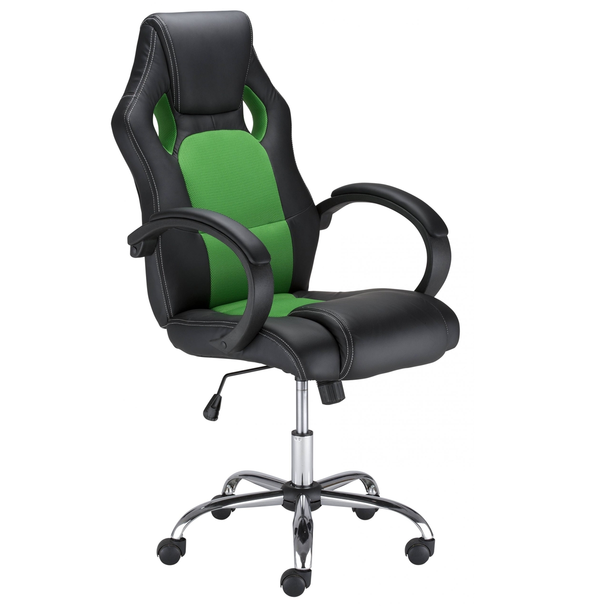 furnit.bg-202203-1-11894 Геймърски стол Race Steel - Race Green - Image 1