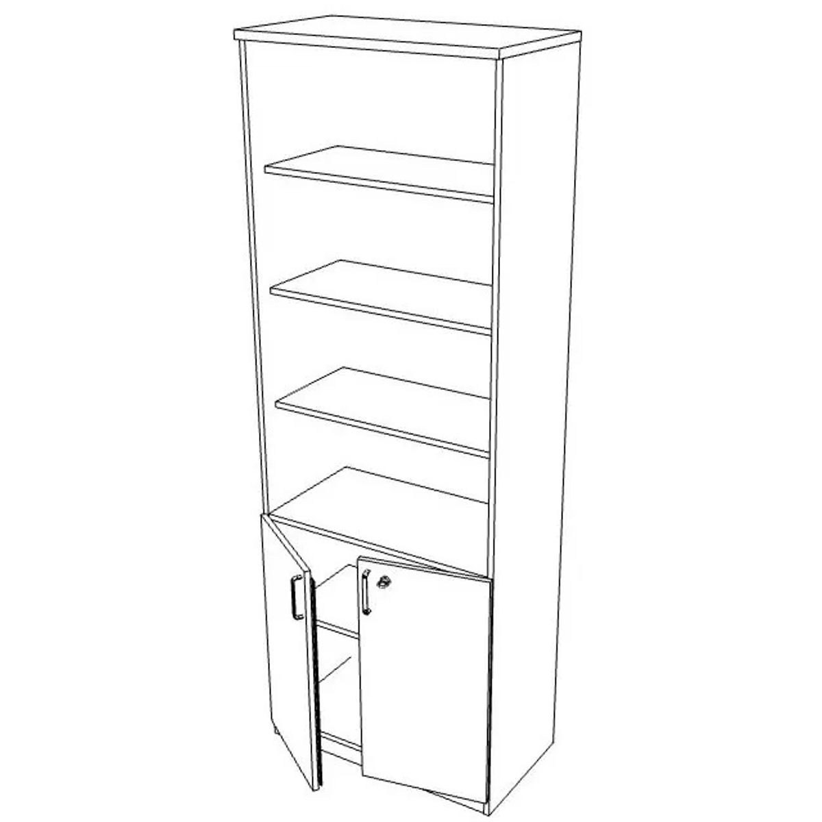furnit.bg-202203-Easy-Space-шкаф-Combi-с-плътни-врати-800-мм-5-12973 Easy Space комбиниран шкаф 6OH - Image 1