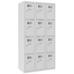 Метален шкаф Sus 334 W - RAL 7035 Light grey MALOW