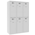 Метален гардероб Sus 432 W - RAL 7035 Light grey MALOW