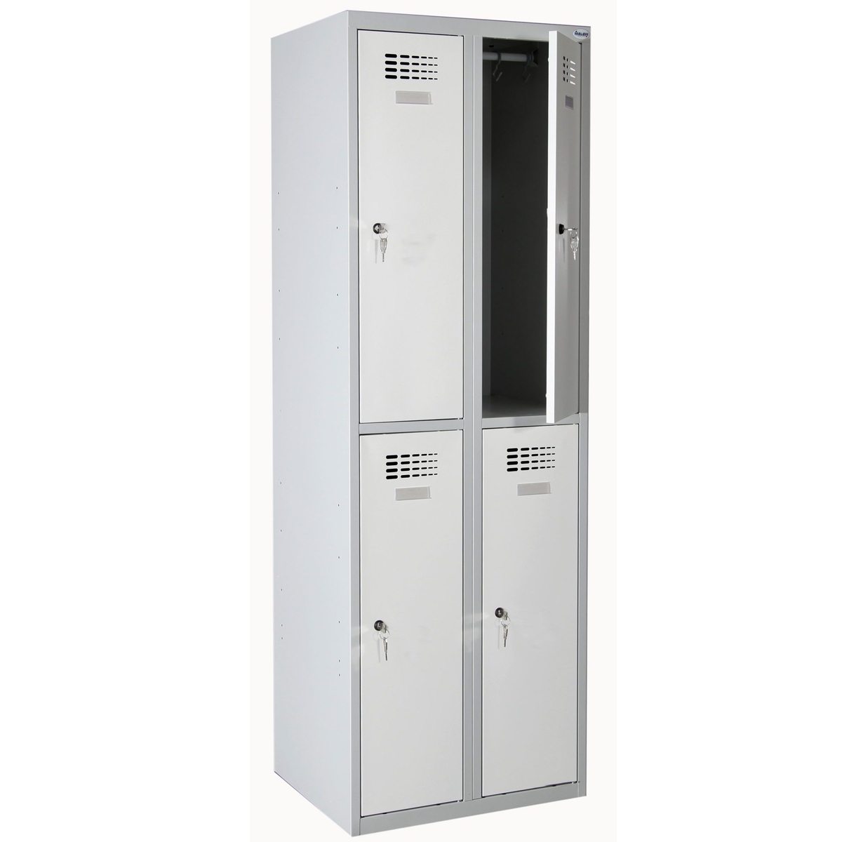 furnit.bg-202203-metalen-garderob-12480 Метален гардероб SUS 322 W - RAL 7035 Light grey MALOW - Image 1