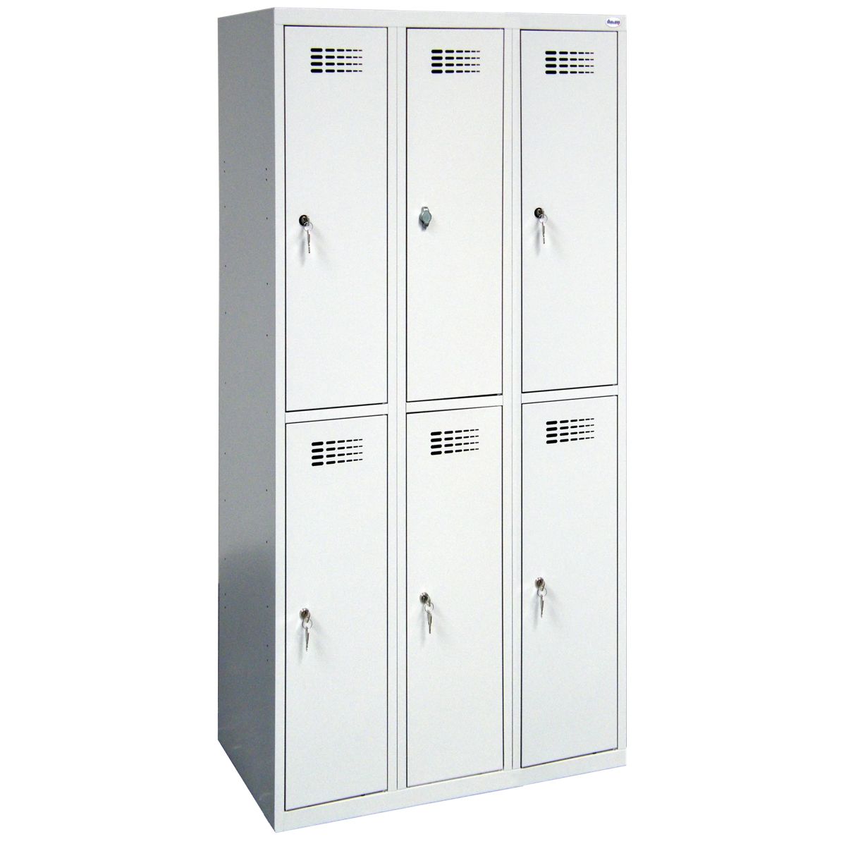 furnit.bg-202203-Метален-гардероб-Sus-332W-13482 Метален гардероб SUS 332 W - RAL 7035 Light grey MALOW - Image 1