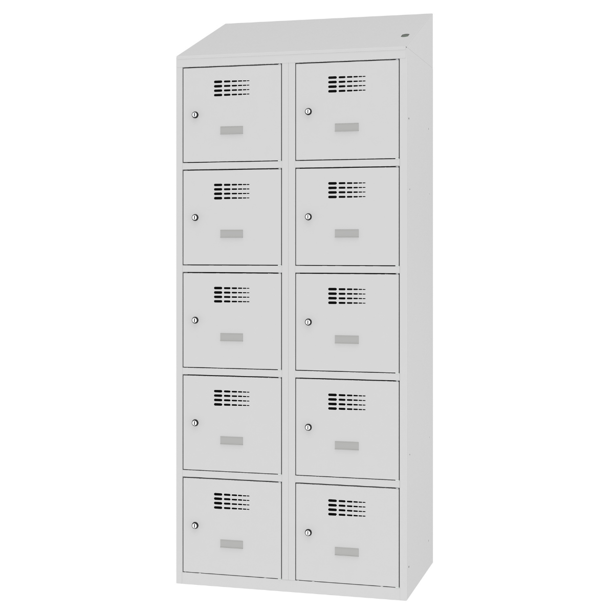 furnit.bg-202306-MSUMV425-7035-closed-slanted-ks-15519 Метален шкаф с вградено захранване MSUS 425 V - Image 1
