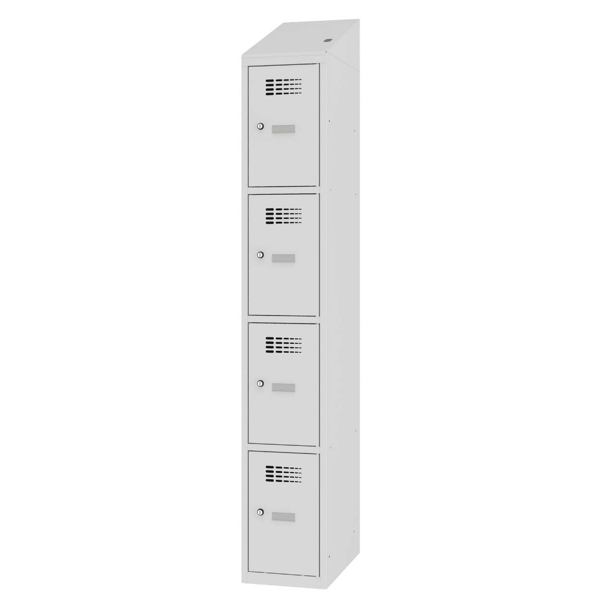 furnit.bg-202306-MSUSV314-7035-closed-slanted-ks-15571 Метален шкаф с вградено захранване MSUS 314 V - Image 1