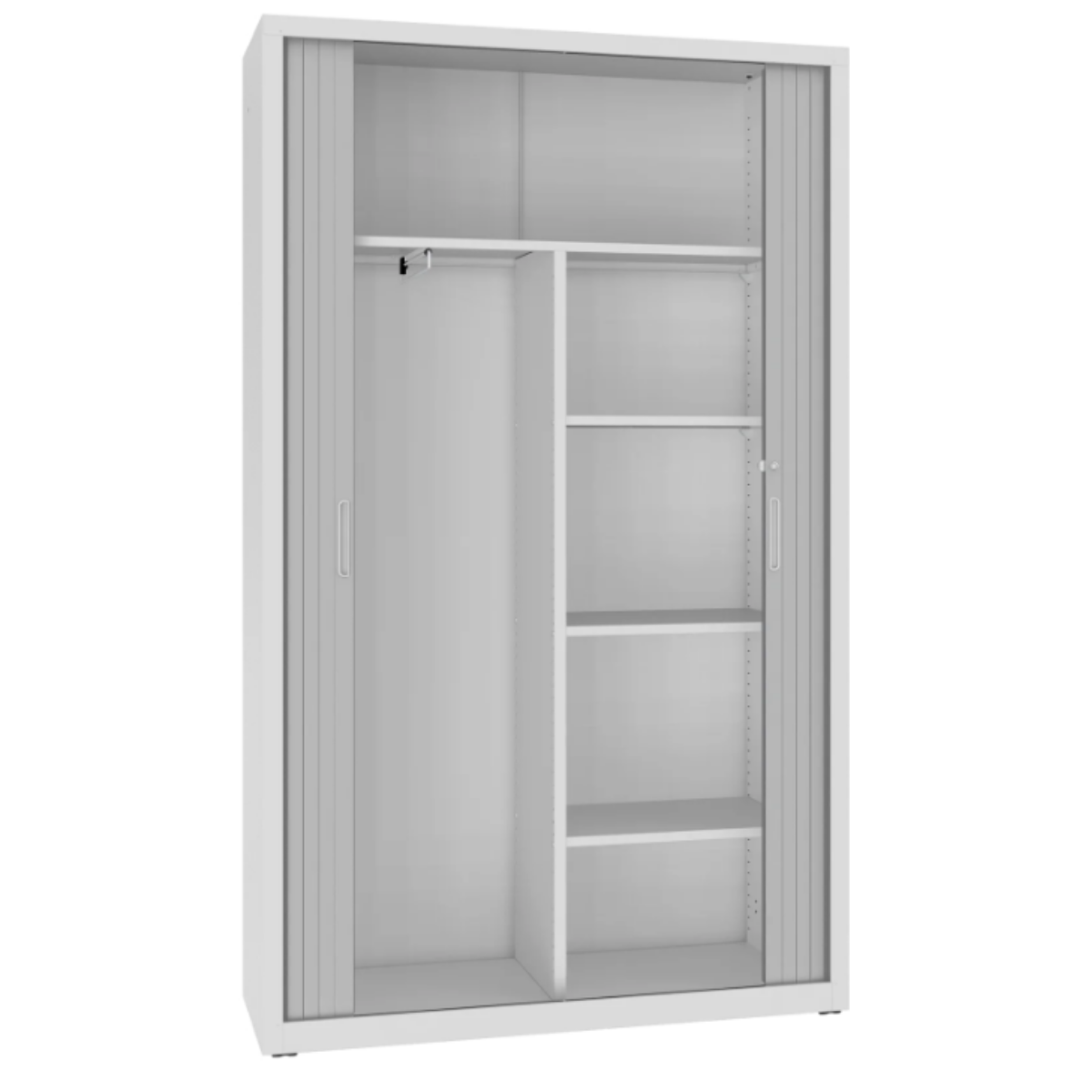 furnit.bg-202308-SBM-219M-1-15867 Метален шкаф-гардероб с ролетни врати SBM - Image 1