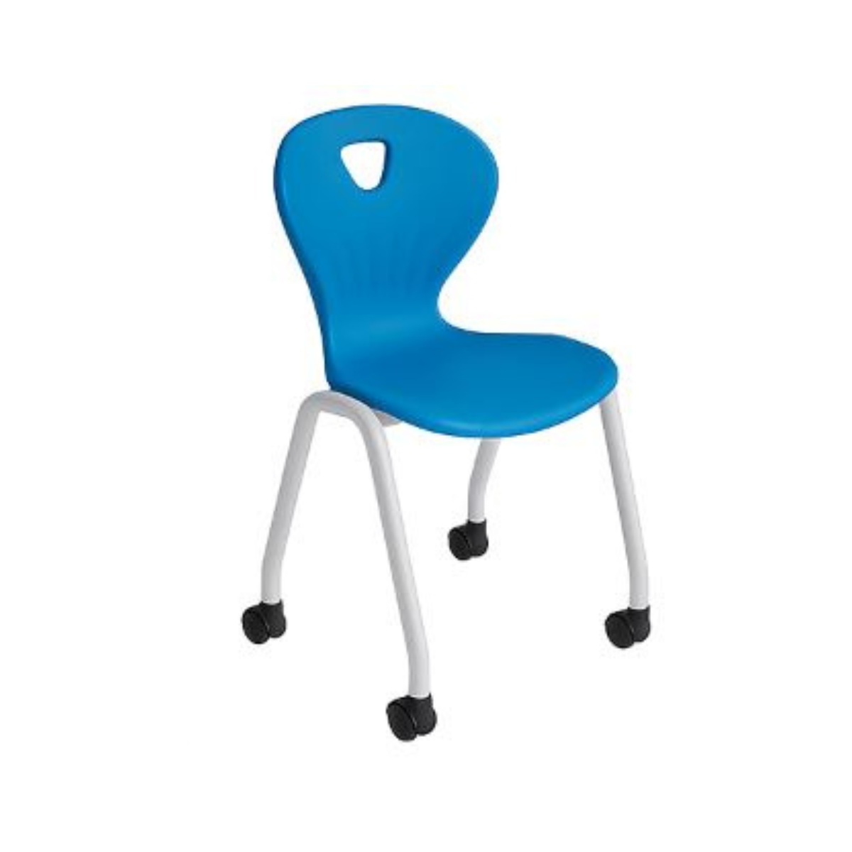 kori-new-wheels-blue Ученически стол Kori New Wheels - L - Син ПП - Image 1