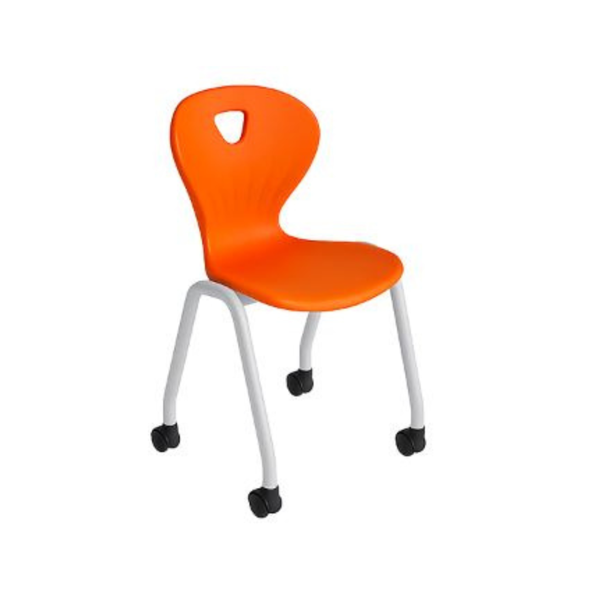 kori-new-wheels-orange Ученически стол Kori New Wheels - L - Оранжев ПП - Image 1