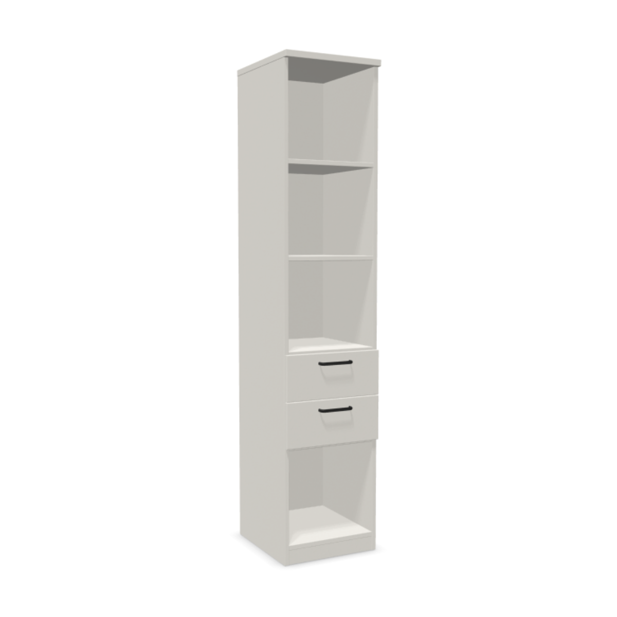 ode1_5oh-400-white-grey_nowy_styl-easy_space-kese118ww001 Easy Space етажерка с чекмеджета ODE1 5OH - Image 1