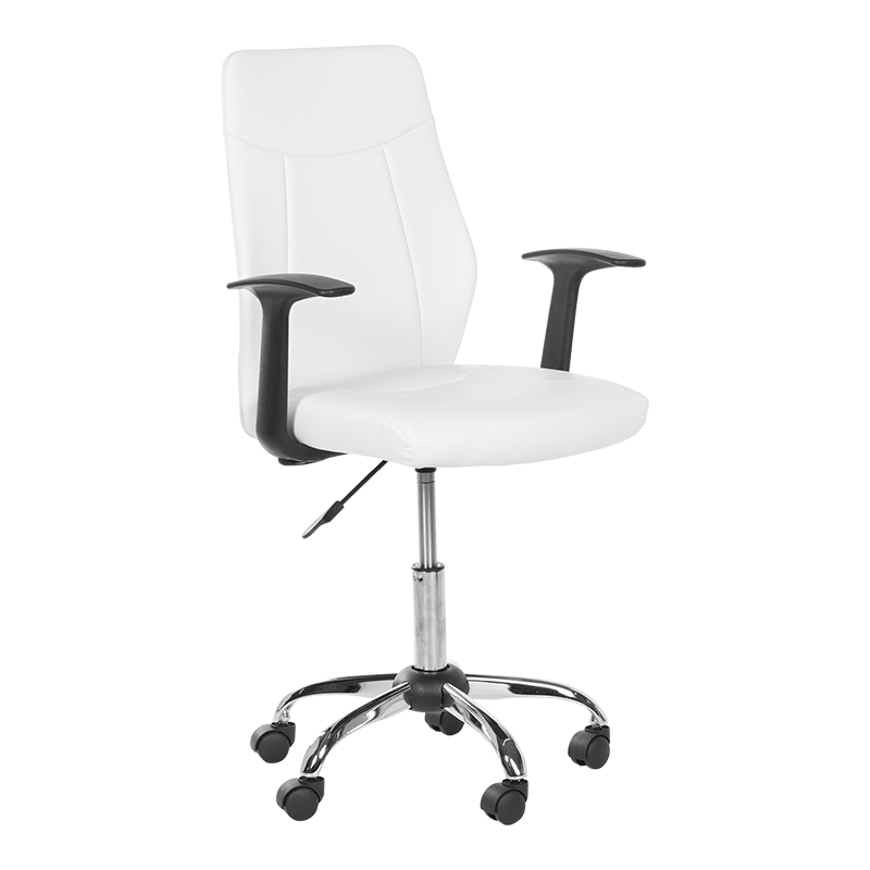 ofis-stol-carmen-6045-bjal Офис стол Carmen 6045 - бял - Image 1