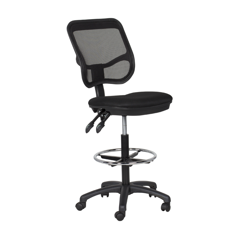 ofis-stol-carmen-7552-1 Офис стол Carmen 7552 - черен - Image 1