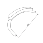 Подлакътник за офис стол 6500+6500-1 - ляв - Image 2