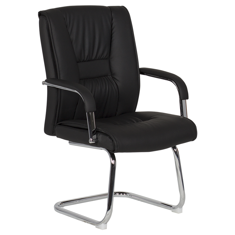 posetitelski-stol-carmen-6540-cheren-1 Посетителски стол Carmen 6540 - черен LUX - Image 1