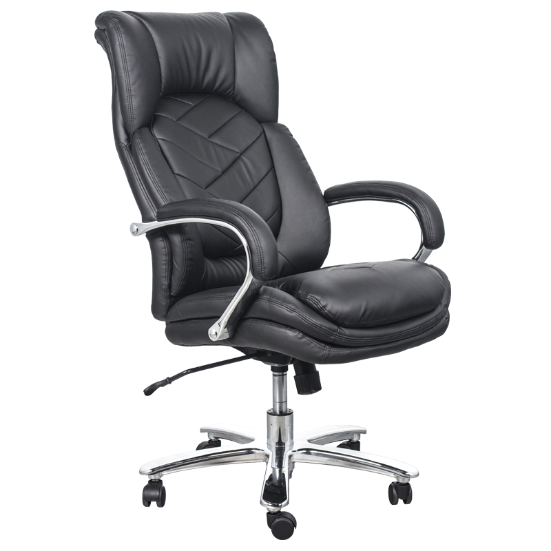 prezidentski-ofis-stol-carmen-6100-cheren-1 Президентски офис стол Carmen 6100 - черен - Image 1