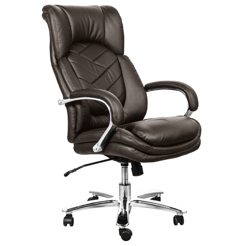 prezidentski-ofis-stol-carmen-6100-grafit Президентски офис стол Carmen 6100 - тъмнокафяв - Image 1