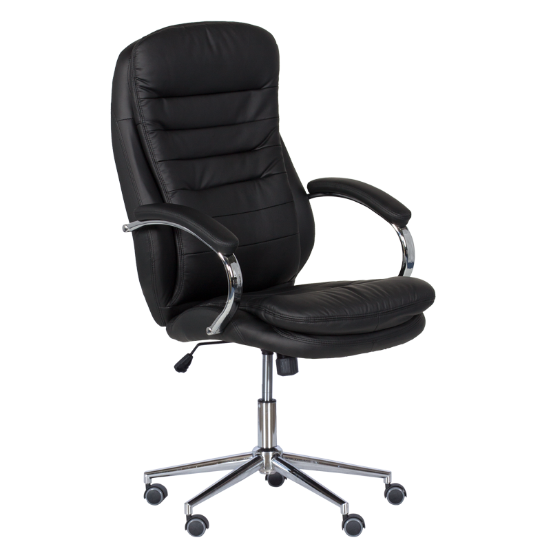 prezidentski-ofis-stol-carmen-6113-1-cheren Президентски офис стол Carmen 6113-1 - черен - Image 1