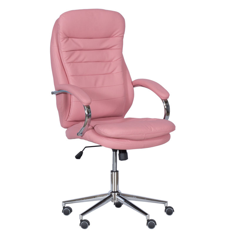 prezidentski-ofis-stol-carmen-6113-1-rozov Президентски офис стол Carmen 6113-1 - розов - Image 1