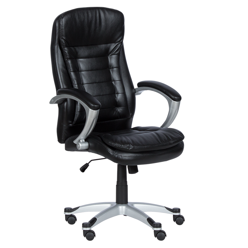 prezidentski-ofis-stol-carmen-6115-cheren Президентски офис стол Carmen 6115 - черен - Image 1