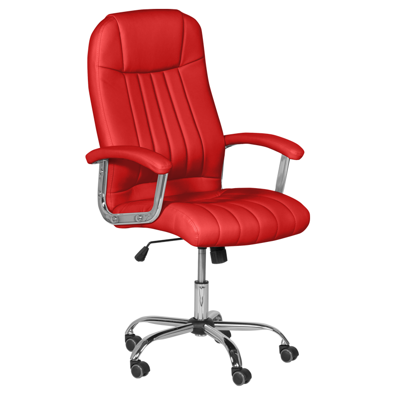 prezidentski-ofis-stol-carmen-6181-cherven-1 Президентски офис стол Carmen 6181 - червен - Image 1